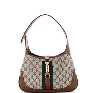 Gucci Jackie Hobo Gg Coated Canvas #240907G18B